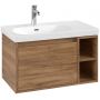 Villeroy & Boch Skyla szafka 77,2x43,9x43,6 cm podumywalkowa wisząca lewa Oak Kansas C78800RH zdj.3