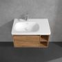 Villeroy & Boch Skyla szafka 77,2x43,9x43,6 cm podumywalkowa wisząca lewa Oak Kansas C78800RH zdj.8