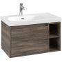 Villeroy & Boch Skyla szafka 77,2x43,9x43,6 cm podumywalkowa wisząca lewa Stone Oak C78800RK zdj.3