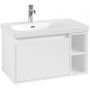 Villeroy & Boch Skyla szafka 77,2x43,9x43,6 cm podumywalkowa wisząca lewa Brilliant White C78800VE zdj.3