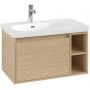 Villeroy & Boch Skyla szafka 77,2x43,9x43,6 cm podumywalkowa wisząca lewa Nordic Oak C78800VJ zdj.3