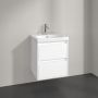 Villeroy & Boch Skyla szafka 52,2x42,4x59,6 cm podumywalkowa wisząca Brilliant White C79300VE zdj.7