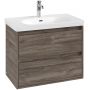 Villeroy & Boch Skyla szafka 77,2x43,9x59,6 cm podumywalkowa wisząca Stone Oak C79600RK zdj.3