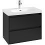 Villeroy & Boch Skyla szafka 77,2x43,9x59,6 cm podumywalkowa wisząca Volcano Black C79600VL zdj.3