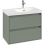 Villeroy & Boch Skyla szafka 77,2x43,9x59,6 cm podumywalkowa wisząca Soft Green C79700AF zdj.3