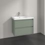 Villeroy & Boch Skyla szafka 77,2x43,9x59,6 cm podumywalkowa wisząca lewa Soft Green C79800AF zdj.7