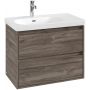Villeroy & Boch Skyla szafka 77,2x43,9x59,6 cm podumywalkowa wisząca lewa Stone Oak C79800RK zdj.3