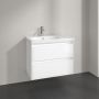 Villeroy & Boch Skyla szafka 77,2x43,9x59,6 cm podumywalkowa wisząca lewa Brilliant White C79800VE zdj.7