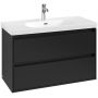 Villeroy & Boch Skyla szafka 97,2x43,9x59,6 cm podumywalkowa wisząca Volcano Black C79900VL zdj.3