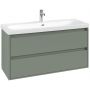 Villeroy & Boch Skyla szafka 117,2x43,9x59,6 cm podumywalkowa wisząca Soft Green C80000AF zdj.3