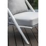 Miloo Home Beri krzesło ogrodowe aluminium białe/szary beż ML10862 zdj.7