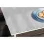 Miloo Home Beri stolik ogrodowy kawowy aluminium białe/szkło szare ML10864 zdj.5