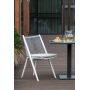 Miloo Home Beri krzesło ogrodowe obiadowe aluminium białe/szary beż ML10991 zdj.2