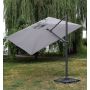Miloo Home Kos parasol ogrodowy 3x3 m boczny aluminium szary ML9190 zdj.6
