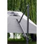 Miloo Home Kos parasol ogrodowy 3x3 m boczny aluminium szary ML9190 zdj.7