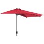 Mirpol Falkon parasol ogrodowy 2,7 m połówka czerwony zdj.3