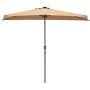 Mirpol Falkon parasol ogrodowy 2,7 m połówka brązowy zdj.2
