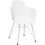 Mirpol Uran zestaw ogrodowy 6-osobowy stół i krzesła aluminium/biały (M150,  SL7046WBIAŁE) zdj.4