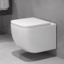 Zestaw Oltens Vernal miska WC wisząca PureRim z powłoką SmartClean z deską wolnoopadającą Slim 42507000 zdj.6