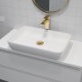 Oltens Solberg umywalka 62x41,5 cm nablatowa prostokątna z powłoką SmartClean biała 40818000 zdj.9