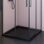 Oltens Superior brodzik kwadratowy 90x90 cm czarny 17001300 zdj.10