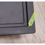 Outlet - Pyramis Camea zlewozmywak granitowy 79x50 cm czarny 070168402 zdj.2