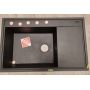 Outlet - Pyramis Camea zlewozmywak granitowy 79x50 cm czarny 070168402 zdj.4
