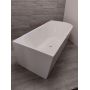 Outlet - Oltens Delva wanna narożna 170x80 cm prostokątna biała 11000000 zdj.8