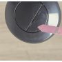 Outlet - Geberit Typ10 przycisk spłukujący WC czarny/czarny mat 116.055.DW.1 zdj.3