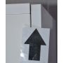 Outlet - Elita Kwadro Plus szafka 59,6x39,6x26,5 cm podumywalkowa wisząca biała 166730 zdj.6