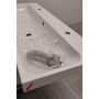 Outlet - Elita Kwadro Plus umywalka 100x40 cm meblowa prostokątna biała 22052011N zdj.3