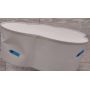 Outlet - TK Lighting Cloud plafon 2x15W szary/biały 3144 zdj.4