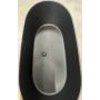 Outlet - Ksuro 02 wanna wolnostojąca 160x74 cm owalna czarny mat 32003030 zdj.8