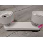 Outlet - TK Lighting Clark White lampa podsufitowa 2x10W biała/chrom 3395 zdj.5
