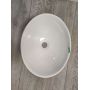 Outlet - Oltens Etne umywalka 40x33 cm owalna nablatowa biała 40313000 zdj.3