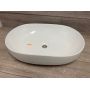 Outlet - Oltens Hamnes Thin umywalka 60,5x41,5 cm owalna biała 40320000 zdj.2