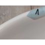 Outlet - Oltens Hamnes umywalka 47,5x34 cm nablatowa owalna z powłoką SmartClean biała 40809000 zdj.4
