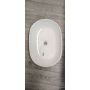 Outlet - Oltens Hamnes umywalka 60x42,5 cm nablatowa owalna z powłoką SmartClean biała 40815000 zdj.3