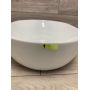 Outlet - Oltens Hamnes Thin umywalka 49,5x35,5 cm nablatowa owalna z powłoką SmartClean biała 40819000 zdj.3