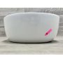 Outlet - Oltens Hamnes Thin umywalka 49,5x35,5 cm nablatowa owalna z powłoką SmartClean biała 40819000 zdj.2