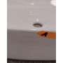 Outlet - Oltens Hamnes Thin umywalka 60,5x41,5 cm nablatowa owalna z powłoką SmartClean biała 40820000 zdj.3
