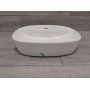 Outlet - Oltens Hamnes Thin umywalka 51x39 cm owalna nablatowa biała 41313000 zdj.3