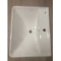 Outlet - Oltens Kolma umywalka 61x47,5 cm wpuszczana prostokątna z powłoką SmartClean biała 41708000 zdj.2