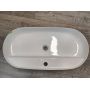 Outlet - Oltens Hamnes Thin umywalka 80x40 cm nablatowa owalna z powłoką SmartClean biała 41815000 zdj.3
