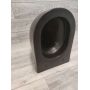 Outlet - Oltens Hamnes Stille miska wisząca WC PureRim spłukiwanie wirowe SmartClean czarna 42521300 zdj.3