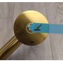 Outlet - KFA Armatura Moza Gold bateria umywalkowa stojąca wysoka złoty szczotkowany 5032-612-31 zdj.2