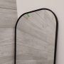 Outlet - Dubiel Vitrum Luis lustro łazienkowe 50x90 cm owalne rama czarna zdj.5