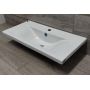 Outlet - LaVita Kalifornia 80 umywalka 81x39 cm meblowa biały połysk zdj.2