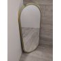 Outlet - Oltens Nordlis lustro 50x120 cm owalne z oświetleniem z przodu z matą grzewczą złoty 64104800 zdj.3