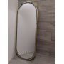 Outlet - Oltens Nordlis lustro 50x120 cm owalne z oświetleniem z przodu z matą grzewczą złoty 64104800 zdj.6